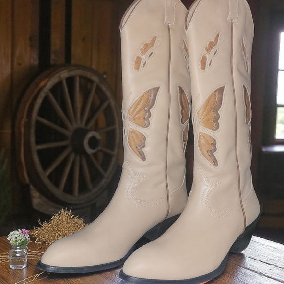 Free People Jeffrey Campbell FLY AWAY Tall Western Boots - Picture 3 of 7